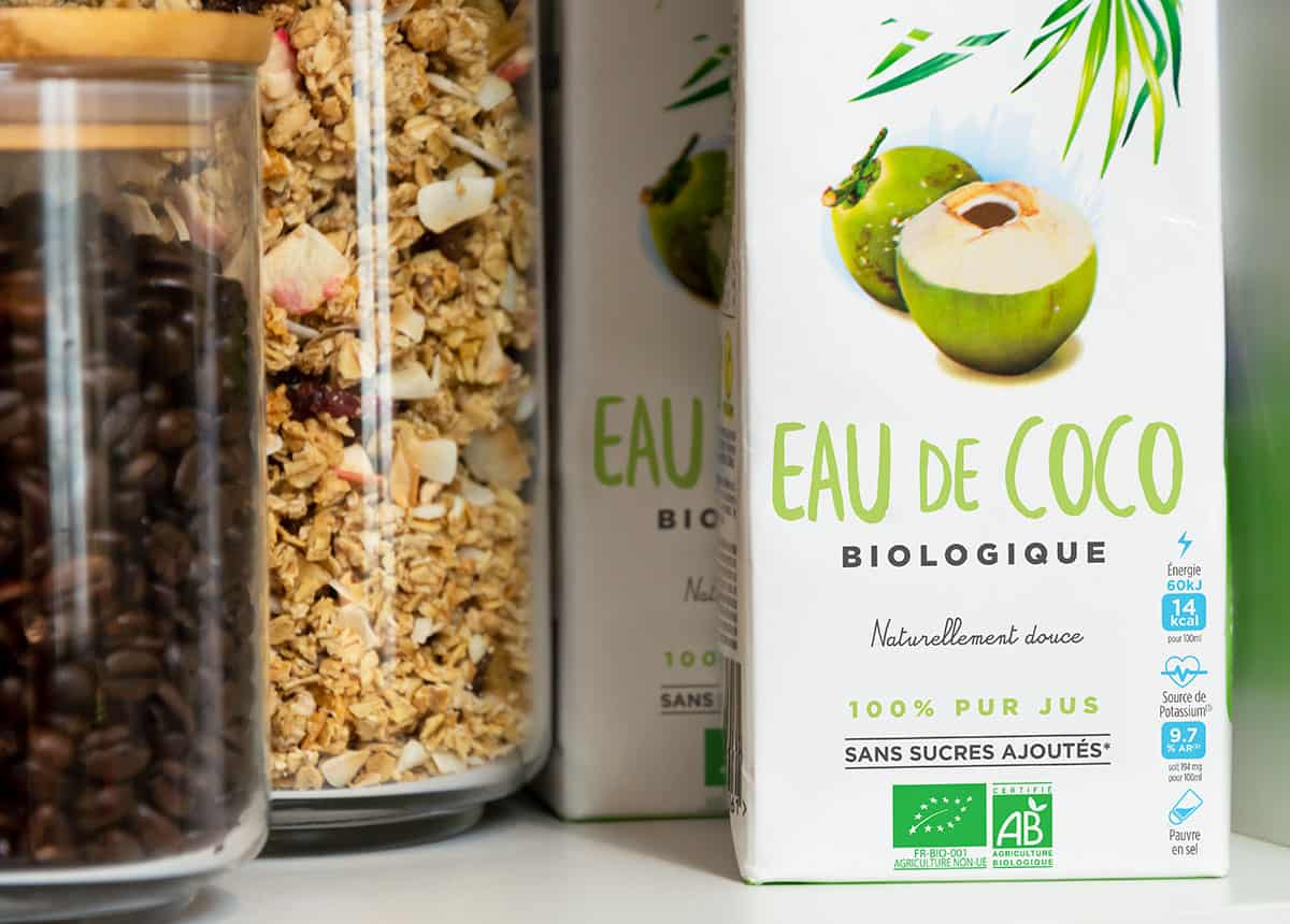 Eau de coco bio sans sucres ajoutés CARREFOUR BIO